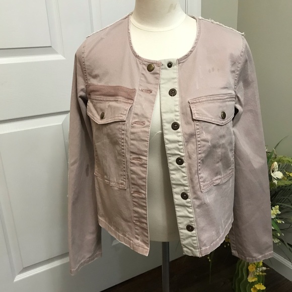 Free People Distressed Jacket S - Picture 2 of 8
